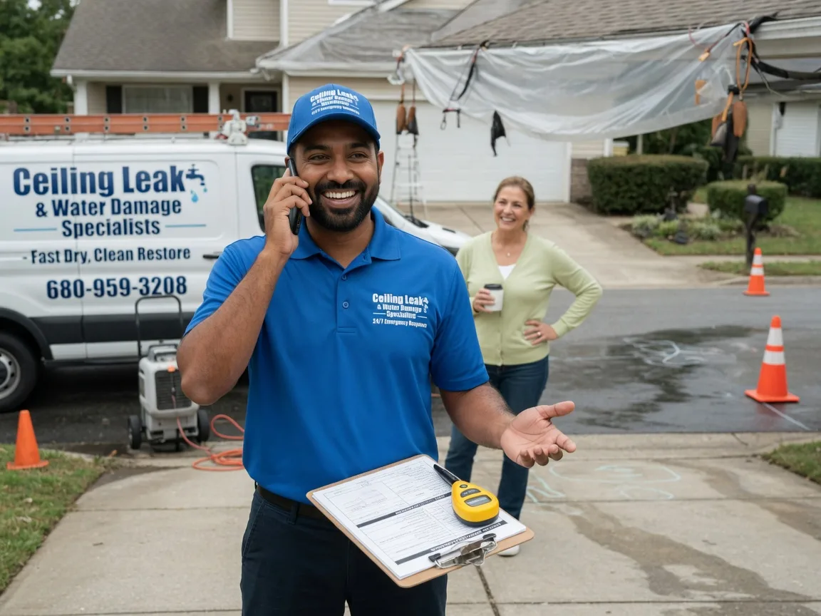Ceiling Leak Cleanup Dunbarton, NH FAQs